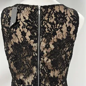 Apt 9 Black Lace Whimsigoth New Sleeveless Dress thumbnail 6