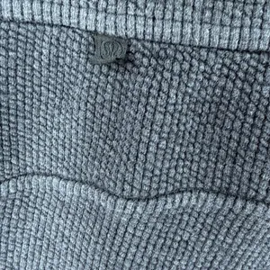 Lululemon women’s ribbed high rise heather black 25” 7/8 jogger performance sz 6 thumbnail 2