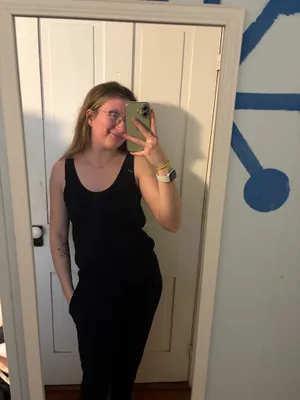 American living black jumpsuit playsuit thumbnail 3