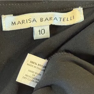 Marisa Baratelli Black Purple Floral Ruched Surplice‎ Mermaid Evening Gown 10 thumbnail 10