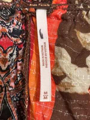 Free People women’s Gemini Blouse sz M thumbnail 3
