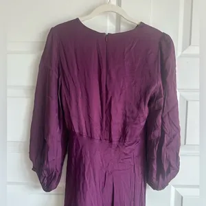 Farm Rio Burgundy Piping‎ Midi Dress Size Small -NWT thumbnail 8