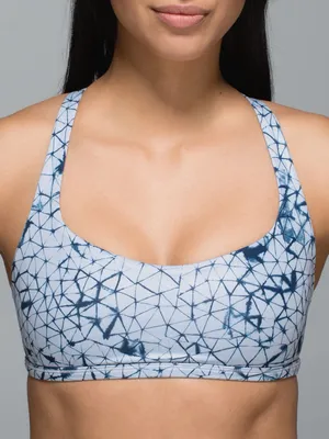 Lululemon Free to Be Bra Wild Star Crushed Silver Fox Deep Navy Size 4 thumbnail 1