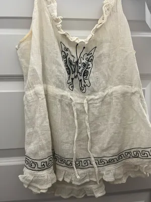 Butterfly tie top White Size M thumbnail 1