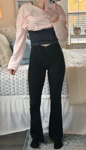Aerie Offline Crossover Flare Leggings thumbnail 1