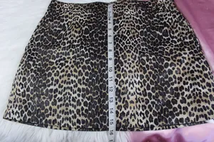 Forever 21 leather-like leopard print mini skirt thumbnail 11
