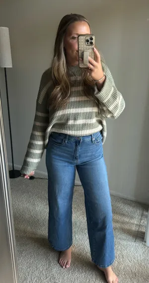 Banana Republic High-Rise Wide-Leg Jeans thumbnail 1