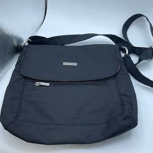 Black Nylon BAGGALLINI special Edition Town bag. thumbnail 1