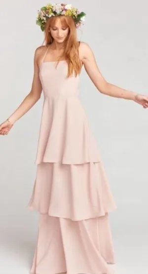 Show Me Your MuMu Calypso Tiered Maxi Dress Small thumbnail 1