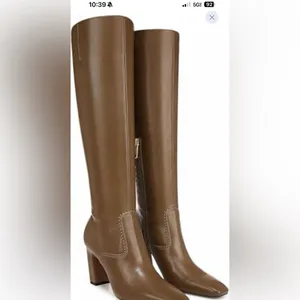 Franco Sarto Bowman New Knee High Boot Woodland Brown Stretch Wide Calf 7 M thumbnail 2