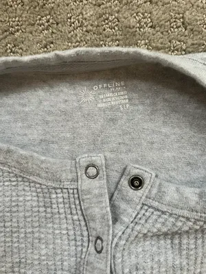 Aerie Waffle Henley thumbnail 2