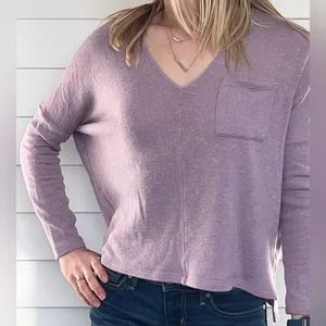 BDG Light Purple Sweater thumbnail 1