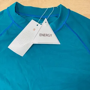 BuffBunny Energy Surf & Turf Short Sleeve Crop Top Size L Large NWT thumbnail 2