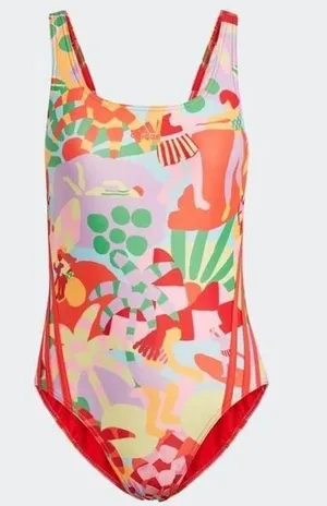 Farm Rio X Adidas Farm Swimsuit one piece 12 pearl citrine pink thumbnail 1