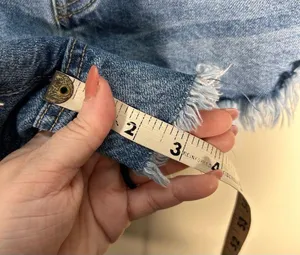 Free People We The Free Denim Cut Pff Mini Distressed Shorts Size 28 thumbnail 5
