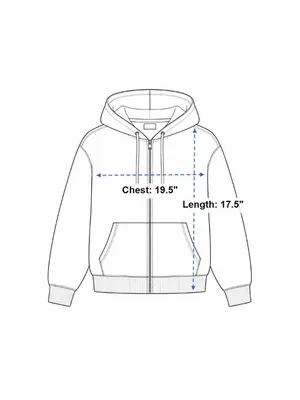 Aerie Womens Cropped Hoodie Full Zip French Terry Navy Blue XS thumbnail 5