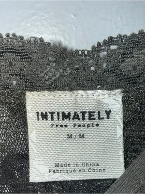 intimately free people Green Sleeveless‎ Lace Open Back Tank Top Medium Rayon thumbnail 4