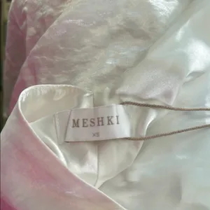 Meshki White Backless Dress thumbnail 4