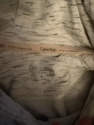 White and black Calvin Klein hoodie thumbnail 3