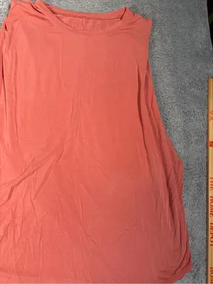 Lululemon muscle Tank Top coral orange thumbnail 3