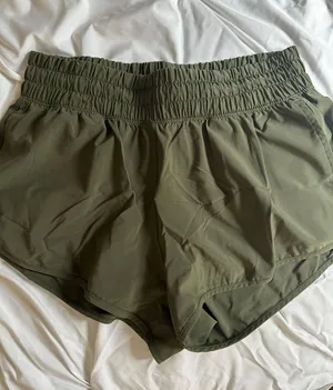 Aerie Olive Green Shorts thumbnail 4