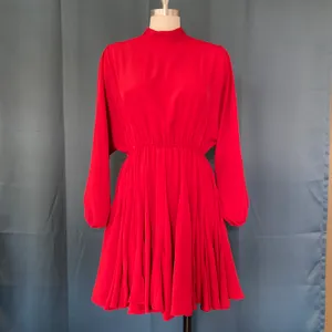 Caroline Godet Crepe Mini Dress thumbnail 4