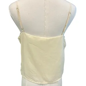 Beaded Sequin NWT Fairy Cami Crop Top Ivory Party Y2K Coquette XL No Boundaries thumbnail 7