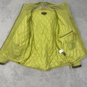 Lands End Jacket Womens Small Green Aqua‎ Check Nylon Hooded Full Zip Outdoor thumbnail 10