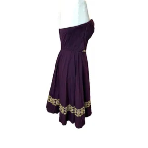 Anthropologie Girls from Savoy Strapless Dress Elegant‎ Retro Victorian Size 2 thumbnail 7