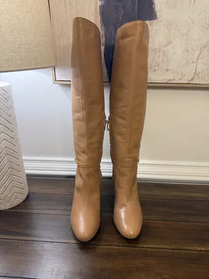 Naturalizer Henny Tall Tan Leather Boots size 9M thumbnail 4