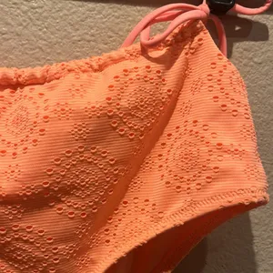 New Aerie Women’s Melon Orange High Rise String Side Tie Bikini Bottoms thumbnail 3