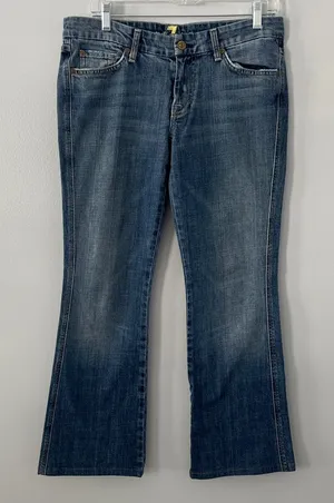 7 For all Mankind A Pocket Women's Jeans Boot Cut Streetwear Sexy Casual Size 29 thumbnail 1