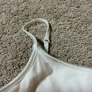 Y2K Aeropostale Cream Stretch Cami Tank Top S‎ P Basic Layering thumbnail 2