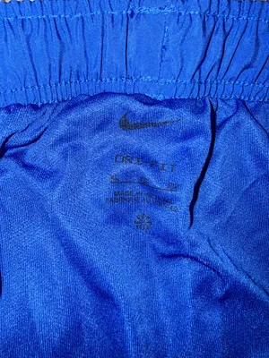 Nike Tempo Dri-FIT Athletic Running Shorts Blue/White thumbnail 4