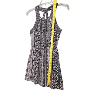American Eagle Dress Women's 00 Black Halter Fit & Flare Sundress Pockets Summer thumbnail 8