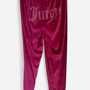 Juicy Couture Burgundy Velour Tracksuit Set Rhinestone Logo Size M thumbnail 5