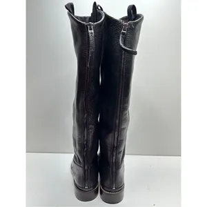 Franco Sarto‎ Meyer Black Leather Knee High Boots Size 6 thumbnail 6