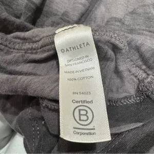 Athleta Black and Grey Camo Short Sleeve T-Shirt Women’s Small thumbnail 2