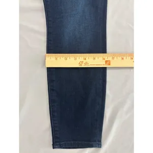 7 For All Mankind Womens High Rise Skinny Jeans Dark Indigo‎ Blue Size 28 thumbnail 11