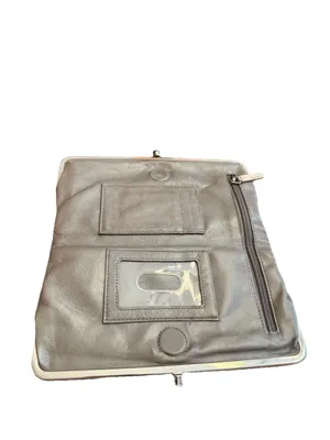 Stunning Hobo International Lauren Clutch Walle GRAY thumbnail 5