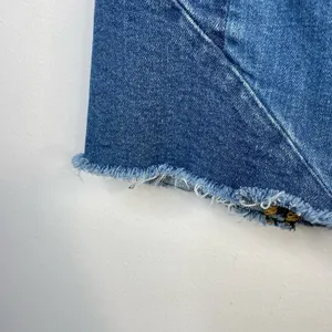 Driftwood Anthro Saydi Patchwork Denim Jean Boho Retro A line skirt womens 26 4 thumbnail 10