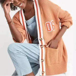 NWOT aerie Oversized Varsity Cardigan small thumbnail 4