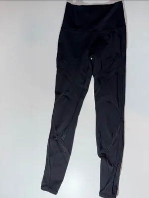 Lululemon black mesh leggings  thumbnail 2