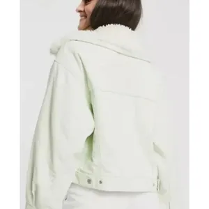 Levi’s mint corduroy Sherpa bomber jacket smwll thumbnail 2