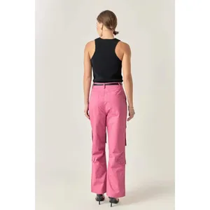 English factory high rise wide leg cargo pants Size‎ Small thumbnail 4