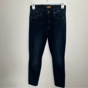 MOTHER casual Dark Blue looker ankle fray size 25‎ thumbnail 3