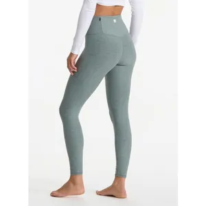 Vuori S Clean Elevation Leggings in Sea Foam Green thumbnail 2