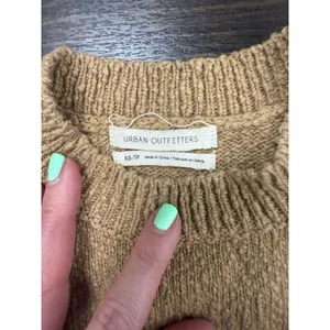 Urban Outfitters Side-Tie Knit Sweater‎ Vest - Camel - XS/TP thumbnail 4