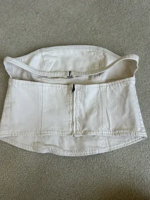 ZARA Denim Top thumbnail 2
