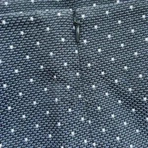 Loft black and blue skirt with white dots, front pockets and‎ zipper, size 12​ thumbnail 4